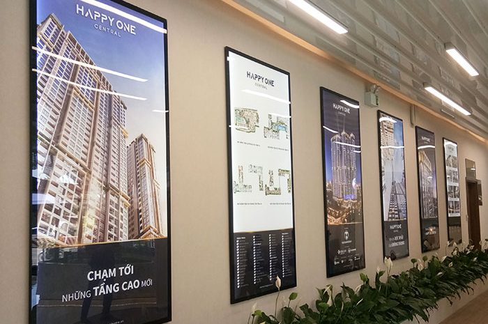 Hộp đèn siêu mỏng cho đại sảnh