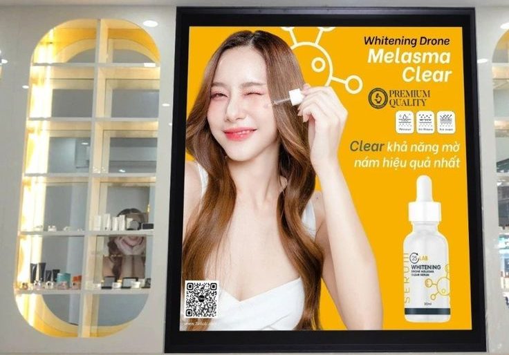 hộp đèn siêu mỏng cho spa