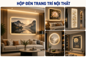 hộp đèn trang trí nội thất